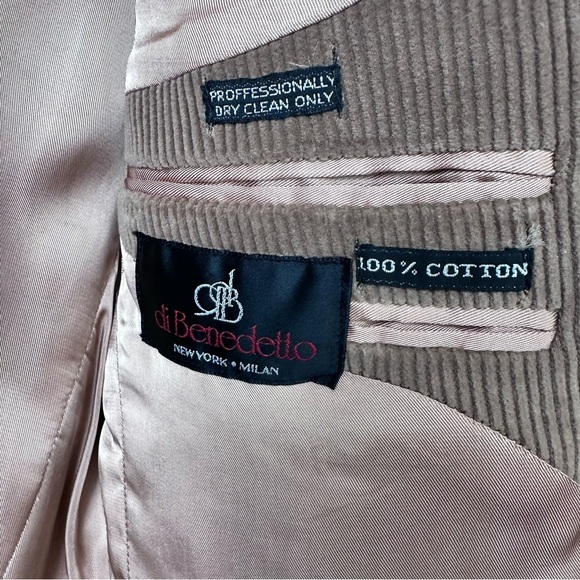 Vintage Men’s DiBenedetto Corduroy Blazer. 42. Brown. - Picture 12 of 16